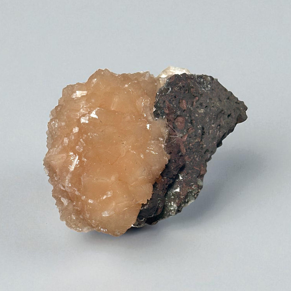 Orange Calcite/ Aragonite specimen, view 1 of 3