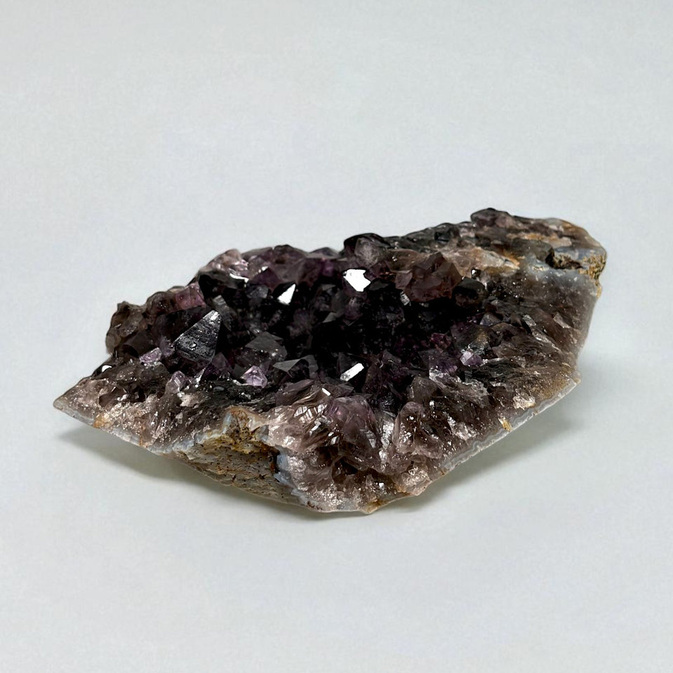 Smoky Amethyst specimen, view 1 of 4