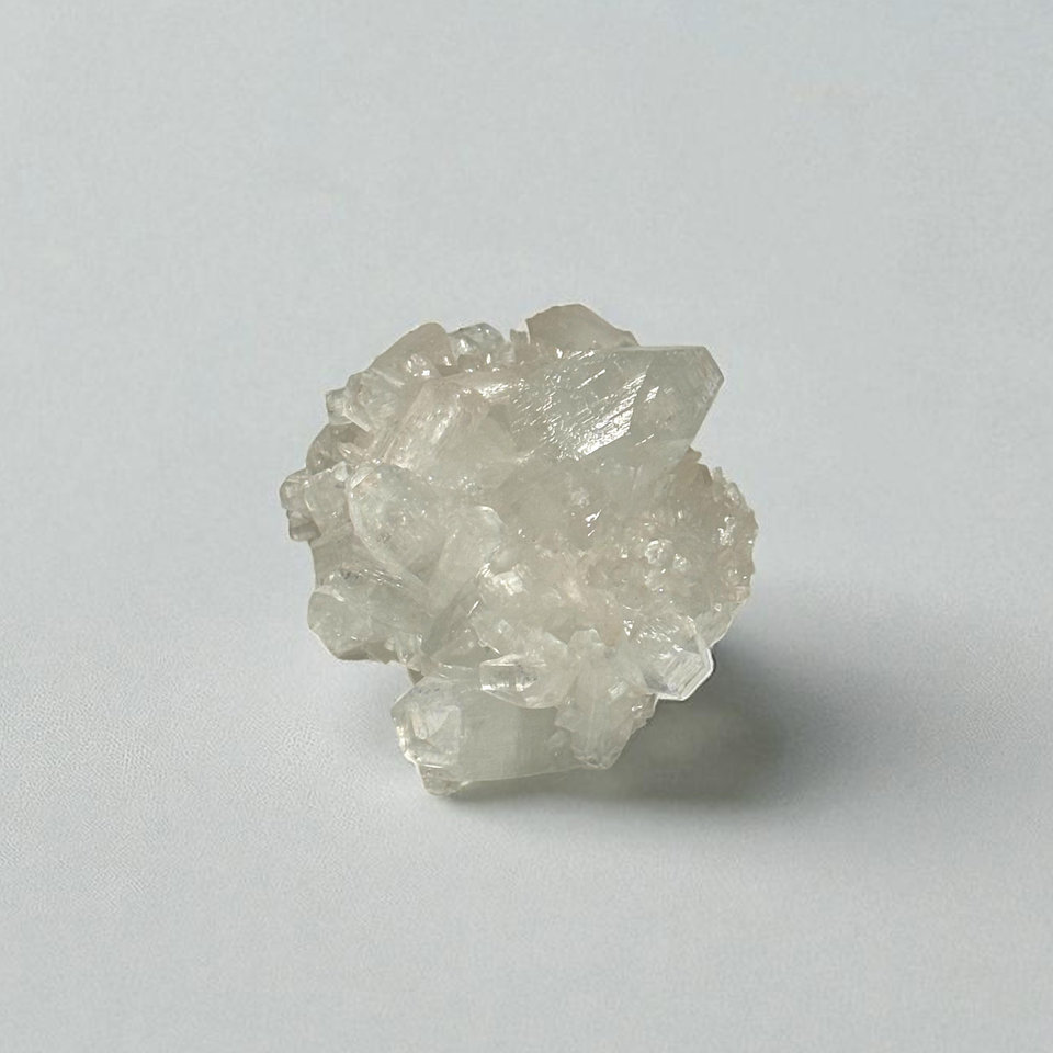 Clear Apophyllite specimen, view 1 of 2